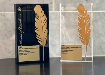 Faculty of Medicine’s Office of Creative and Communications receives two international Gold Quill Awards